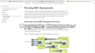 Microsoft Deployment Toolkit (LTI, ZTI, SCCM, Workbench)