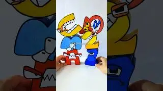 💥 Alphabet Lore ABC 🆚 Number Lore 123 💥 #shorts