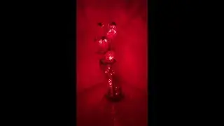 Elegant Red LED Fancy Lamp O-3- Souq.com