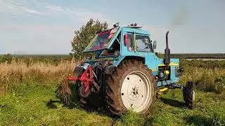 МТЗ -82. Копка картошки 2020.