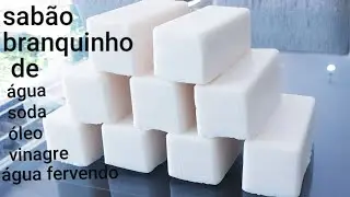 WHITE SOAP USING SUPER SCENTED FRYING OIL.