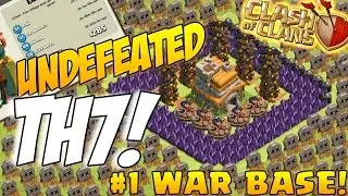 Clash of clans town hall 7 best hybrid base september 2016