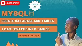 How to Create a Database, Add Tables, and Import Data in MySQL Workbench |table and column constrain