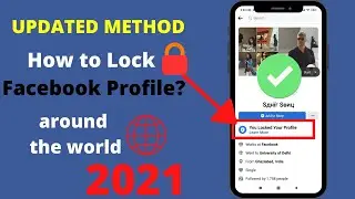 How to Locked Facebook Profile | Facebook Profile is Locked | How To Lock Facebook Profile 2021
