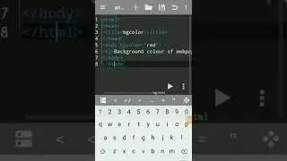 How To Run Html Code on Android Mobile | How to run HTML program | html code AnWriter App Web Coding
