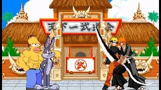 MUGEN Request [940]: Bugs Bunny & Homer Simpson vs. Naruto Uzumaki & Ichigo Kurosaki