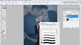 double exposure photo create in Photoshop7.0 || Photoshop7.0 tutorial ||
