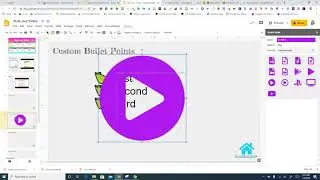 Custome Bullet Point in Slides/Docs