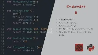 Python Codewars #8 - For Beginners