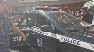Задержания протестующих в Ереване