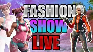 Fashion show Fortnite Live / GIVEAWAY  2 wins = 1000 Vbucks! / Real / Not fake