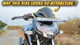 Universal Visor in Apache 160 4v | Windshield Installation