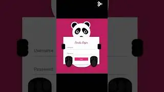 Panda theme login 🔥 | html css js | subscribe for more 💯 