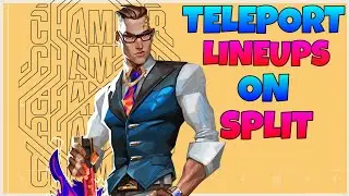 Chamber Teleport Lineups on Split | Chamber Tips and Tricks | Chamber Valorant | Valorant