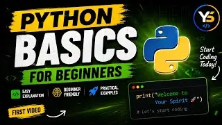 Learn Python Basics in One Video | Beginner Friendly Python Tutorial