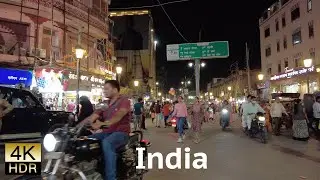 Night Walking Tour Varanasi, India🇮🇳 | 4K60fps