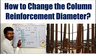 How to Change the Column Reinforcement Diameter?
