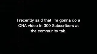 Thank you for 300 Subscribers!