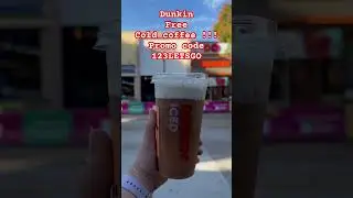 Dunkin’ donuts free cold coffee | 123LETSGO promo code | go grab yours
