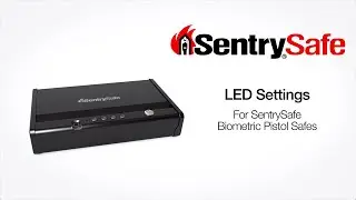 Sentry®Safe Pistol Safe - How to Change LED Settings