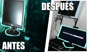 ⭕Como hacer un Set Up GAMER CASERO | Como hacer un SET UP Gamer con POCO ESPACIO⭕ | Set Up Barato