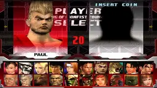 Tekken 3 - Paul Phoenix Arcade Mode Playthrough (HD)