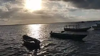 Cinematic Sunrise in Lamu Kenya (free footage)