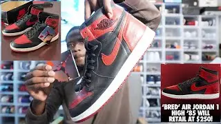 THIS IS NOT POSSIBLE! NOT HAPPENING! JORDAN 1 BRED 85!! BE READY!!