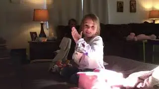 Little Girl Taking Paw Patrol Dolls Camping
