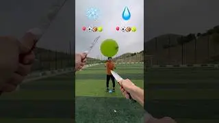Catch The Ball With knife 🔪🎈🎾#shorts #challenge #asmr