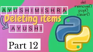 Python lists | Deleting items from lists | List constructor | Python lists | Part 12 | Python 2020