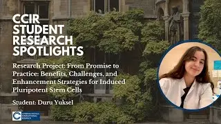 CCIR Student Spotlights: Duru on Benefits, Challenges, & Enhancement for Pluripotent Stem Cells