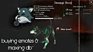 Buying emotes 🌙 and maxing damage boost 💎 || The Wolf