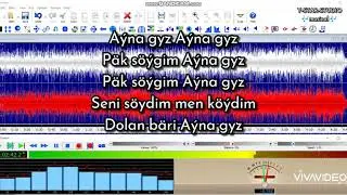 Ayna gyz Gitara Minus Text