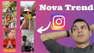 Como Fazer A NOVA TREND Do INSTAGRAM e TikTok pelo CELULAR (APP de Trends)