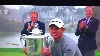 PGA Champion Collin Morikawa hoists Wanamaker Trophy in victory  