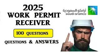 2023 Work Permit Receiver | Saudi Aramco | Question and Answers Pdf PTW  Interview | Computer Test