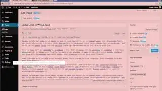 How to Create Jump Links in WordPress