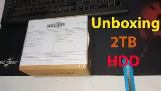 Unboxing 2TB HDD (WD Blue)
