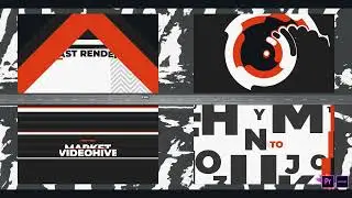 Unique Typography Transitions MOGRT