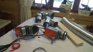 Отделка парилки .  Установка вентиляционных  клапанов . Часть  3 . / Finishing of the bath.