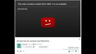 All Star but it's sung by Sad Machine