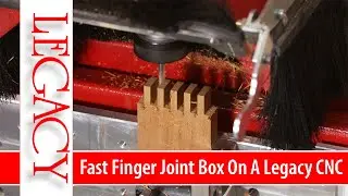 Fast Finger Joint Box on a CNC