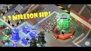 Boom Beach - ROCKET - Massive Attack - Ransom (3.3 Million HP Solo!)