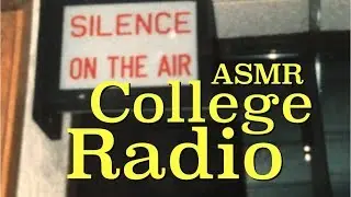 ASMR College Radio (page turning, paper smoothing, soft speaking)