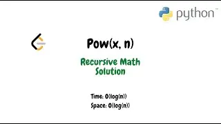 Pow(x, n) | Python Recursive Solution