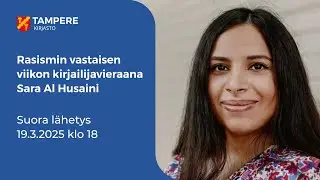 Rasismin vastaisen viikon kirjailijavieraana Sara Al Husaini