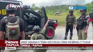 I NEWS PAPUA - APARAT GABUNGAN DI TEMBAK KKB DI NDUGA 2 ORANG KKB BERHASIL DI TANGKAP
