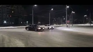Cresta JZX100 & Mark2 JZX100 Новогодний дрифт