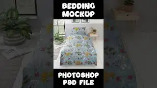 Bedding Mockup - Photoshop File